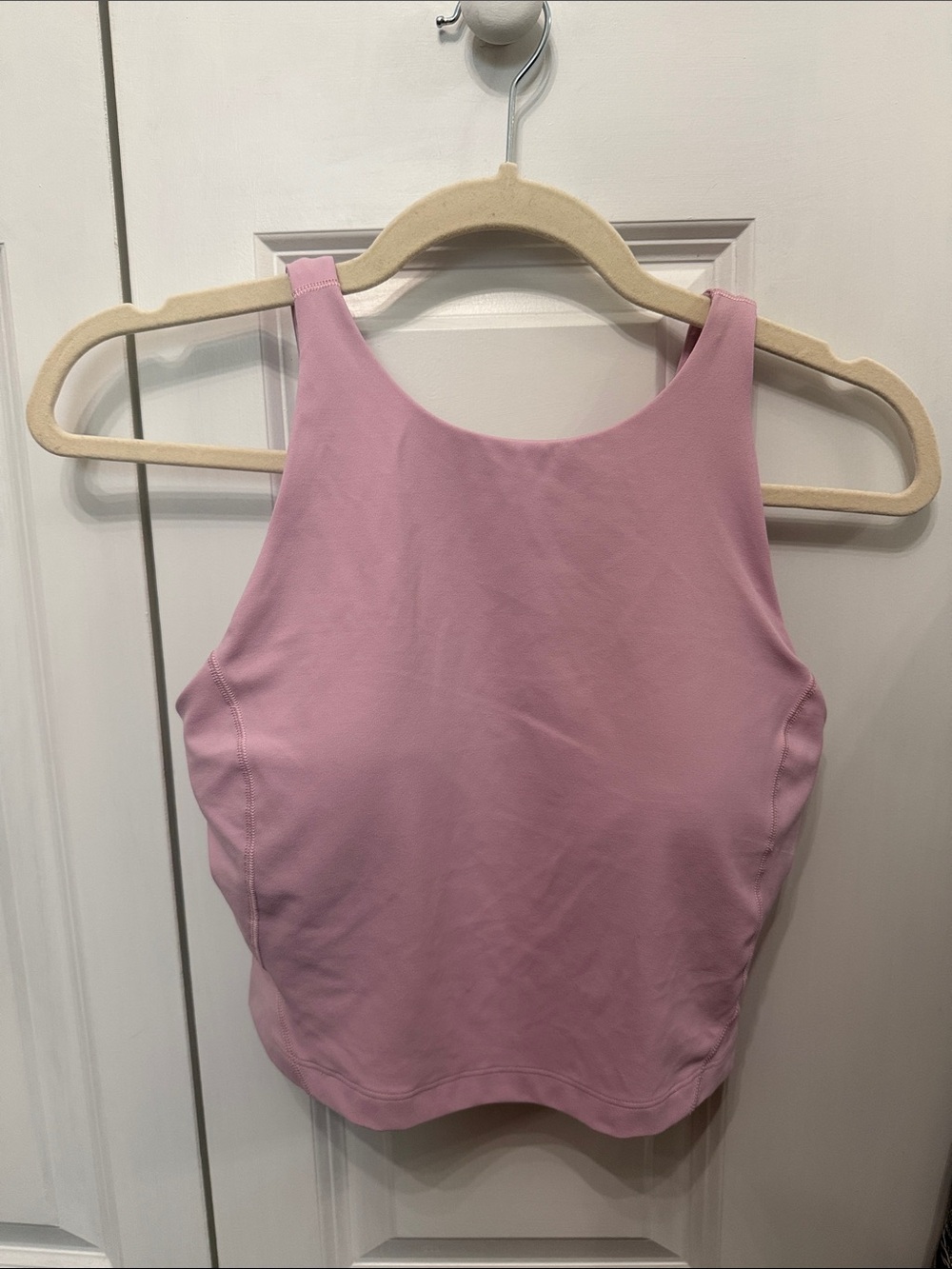 Lululemon High Neck Align Tank Pink Peony Size 6